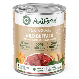 AniForte AniForte Nassfutter WildBuffalo Büffel mit Spinat 6x400 g – Produktbild 1 von 1
