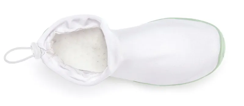 VENICE BEACH VENICE BEACH Badelatsche, Badeschuhe, Badeschlappe, Wasserschuh, leichter Slipper Aquaschuh schnelltrocknend mit ultraleichter Sohle VEGAN, Grün|weiß, – Produktbild 5 von 5