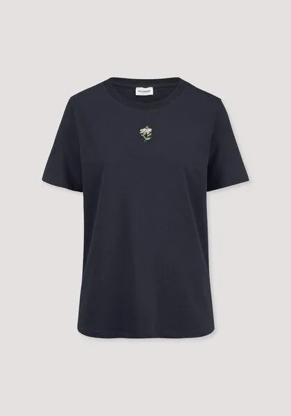 hessnatur hessnatur Print T-Shirt Relaxed aus reiner Bio-Baumwolle, Marine, – Produktbild 5 von 5
