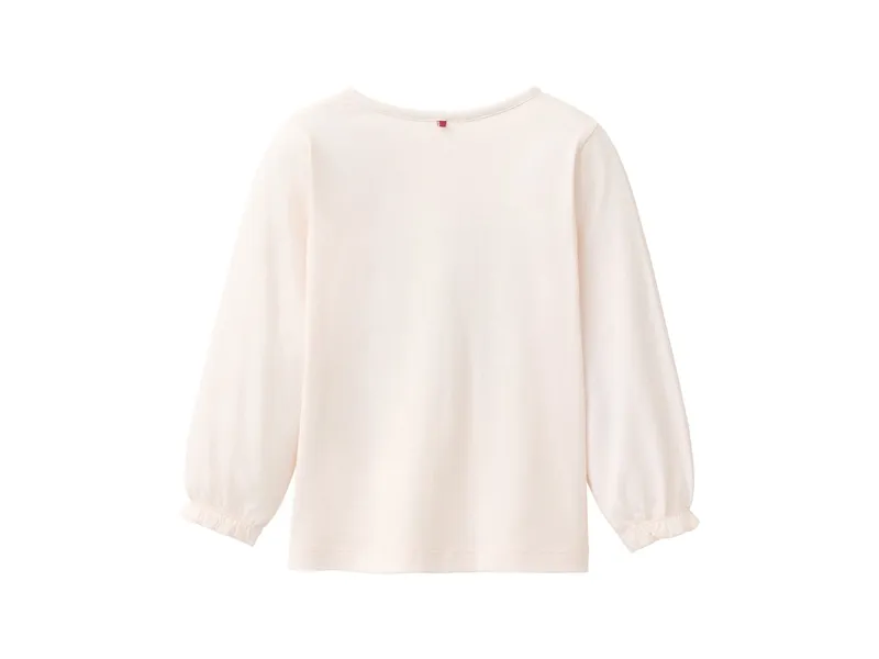 People Wear Organic People Wear Organic Langarm-Shirt Bio-Baumwolle (kbA) puder rosa 98/104, Rosa, – Produktbild 2 von 2