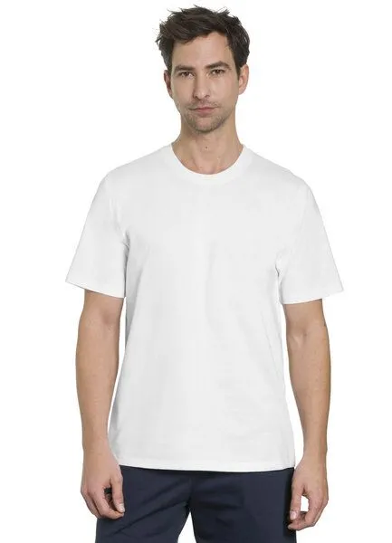 Haasis Bodywear Haasis Bodywear Herren Basic T-Shirt 2er Pack, Weiss, – Produktbild 3 von 3