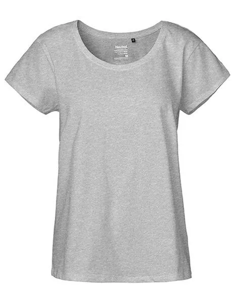 Neutral Neutral® Damen T-Shirt von Neutral Bio Baumwolle Loose Fit, Sports grey, – Produktbild 2 von 4