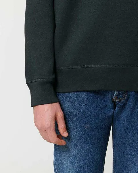 YTWOO YTWOO Unisex Sweatshirt | fairtrade & ökologisch, Schwarz, – Produktbild 4 von 4