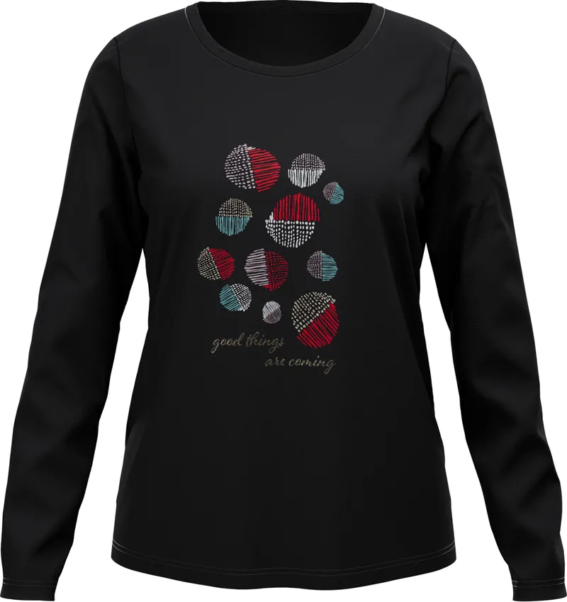 Witt Langarmshirt schwarz, Schwarz, – Produktbild 3 von 3