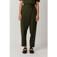 SKFK SKFK Damen vegan Hose Ezama Karottenschnitt Grün – Produktbild 1 von 1