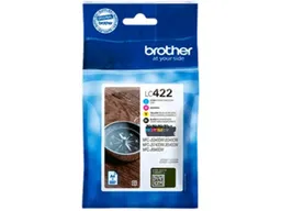 Brother Brother 4er Set Tintenpatronen LC-422BK/C/M/Y schwarz, cyan, magenta, gelb – Produktbild 1 von 1