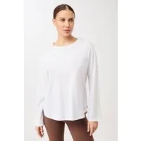 mandala Mandala Halfmoon Longsleeve, White (weiß), – Produktbild 1 von 1