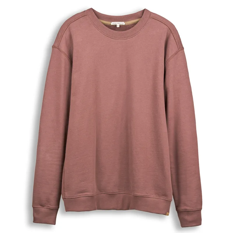 Living Crafts Living Crafts - Herren Pullover - (100% Bio-Baumwolle), Braun, – Produktbild 3 von 8