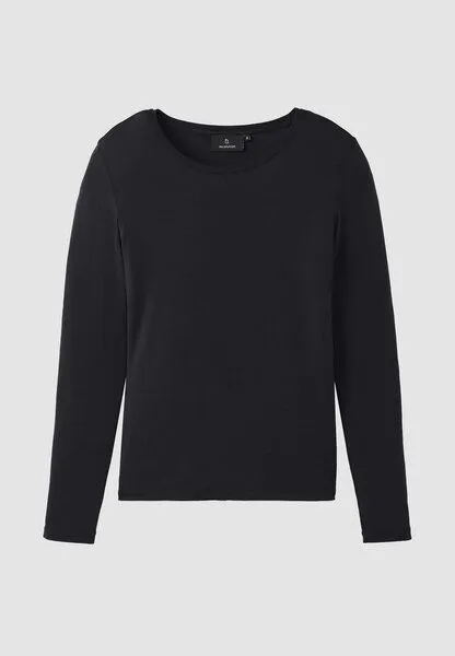 recolution Damen Longsleeve aus LENZING Modal Mix - AVENUELA - recolution, Black (schwarz), – Produktbild 1 von 1