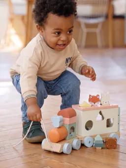 Vertbaudet Baby Activity-Zug WALDFREUNDE Holz FSC® – Produktbild 1 von 1