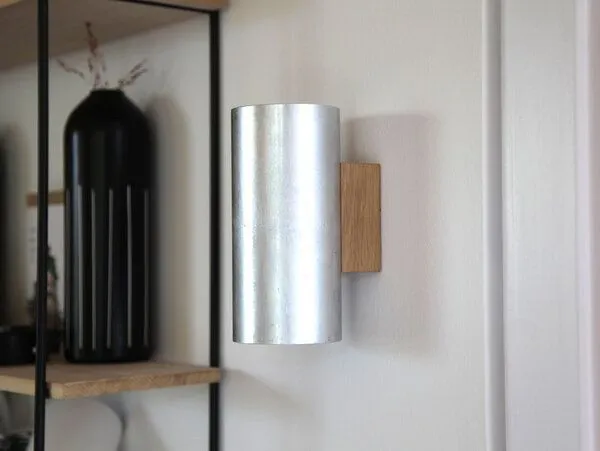 werkvoll werkvoll Doppel Wandleuchte FIRELIGHT, Silber, – Produktbild 1 von 4