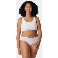Schiesser Schiesser 2er Pack Taillen-Slip Organic Cotton 95/5, Weiss, – Produktbild 1 von 1