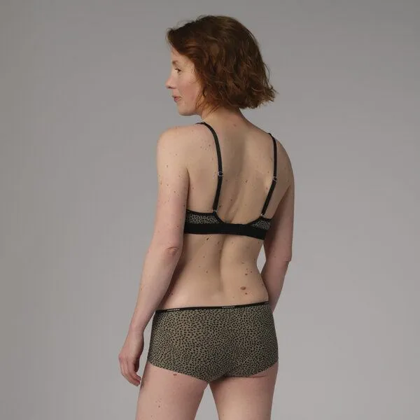 comazo|earth comazo|earth Fairtrade Panty | GOTS zertifiziert, Olive bedruckt, – Produktbild 2 von 4