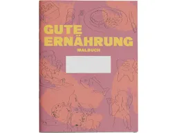 Malbuch "Gute Ernährung" Format A4, 12 Seiten – Produktbild 1 von 1