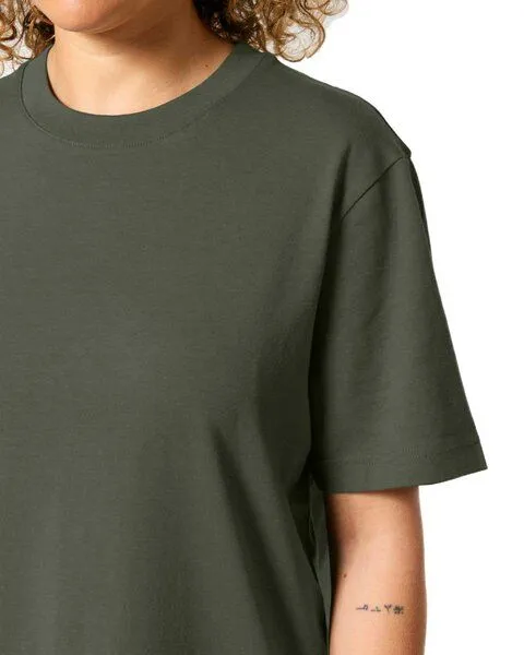 YTWOO YTWOO Nachhaltiges schweres Unisex T-Shirt, Khaki, – Produktbild 2 von 4