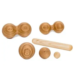 rollholz rollholz SET klein (6-teilig) - das Faszien- und Massageset aus Holz – Produktbild 1 von 1