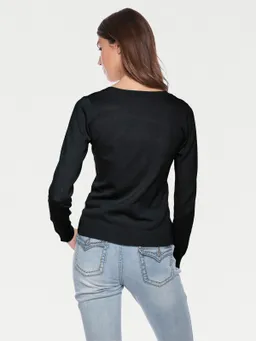 heine Rundhalspullover schwarz – Produktbild 1 von 1