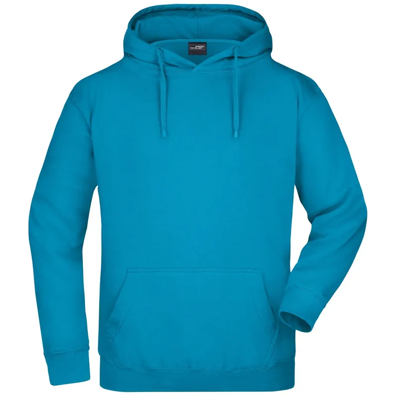 James & Nicholson James & Nicholson Klassisches Kapuzensweatshirt JN047, Turquoise, – Produktbild 1 von 1