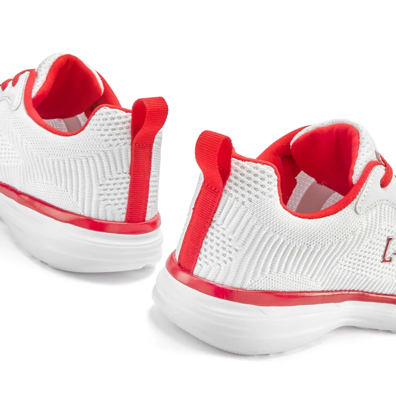 Lascana Sneaker, Weiß/rot, – Produktbild 3 von 3