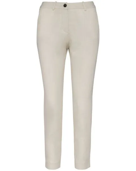 Greenspired Greenspired Umweltfreundliche 7/8-Damen Chinohose 235 g/m², Elfenbein, – Produktbild 1 von 1