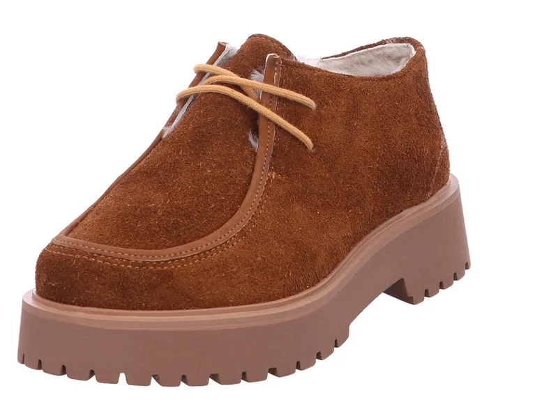Werner Schuhe Werner Schuhe Schneemaus Damen Schnürer, Braun, – Produktbild 1 von 3