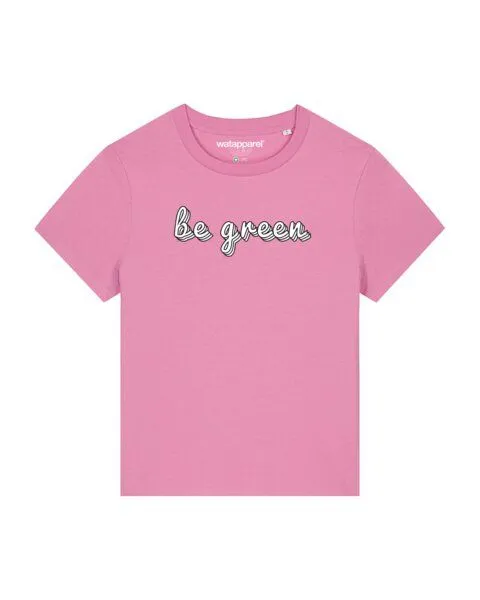 watapparel watapparel T-Shirt Frauen be green, Bubble pink, – Produktbild 1 von 3