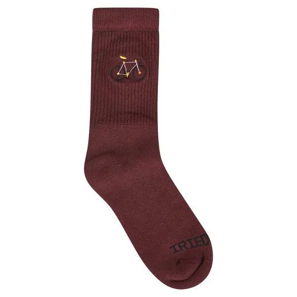 Iriedaily Iriedaily Peaceride Sock, Aubergine (rot), – Produktbild 2 von 2