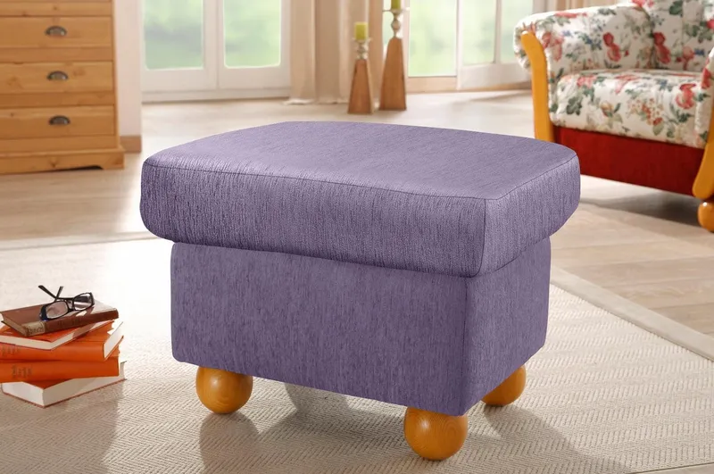 Home affaire Hocker Milano, Lila, – Produktbild 2 von 4