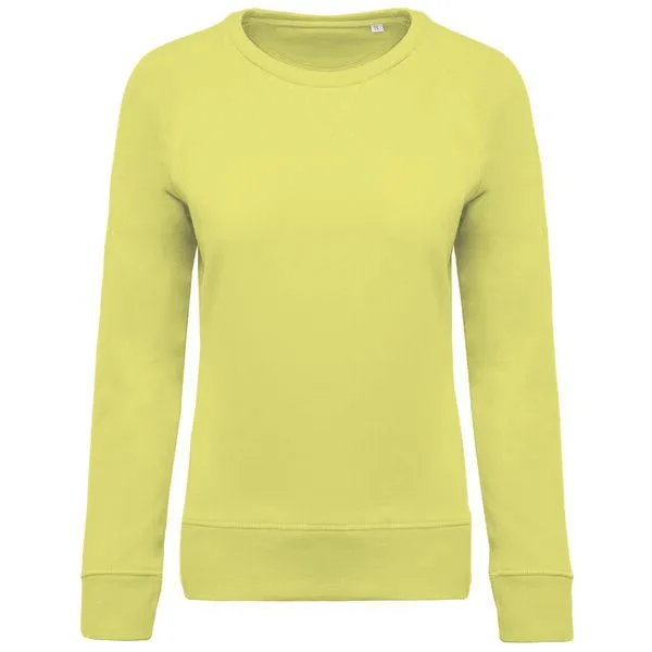 Greenspired Greenspired Damen Bio Raglan Sweatshirt 300g/m² XS - XXL, Zitronengelb, – Produktbild 1 von 1