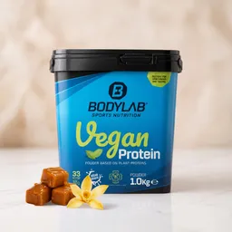 Bodylab24 Bodylab24 Vegan Protein - 1000g - Vanilla-Caramel – Produktbild 1 von 1