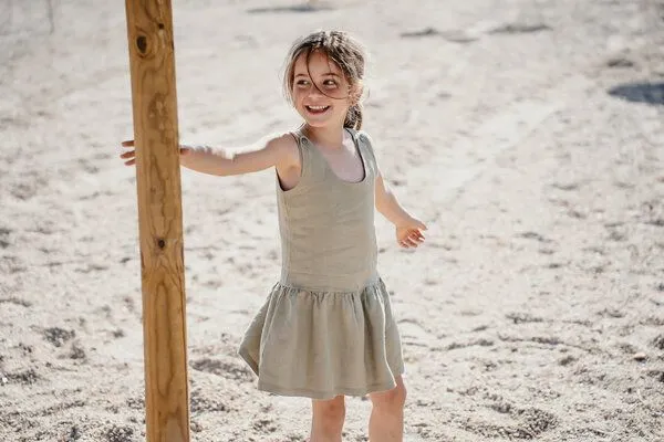 PETER JO PETER JO Kleid Chloe Flower, Olive, – Produktbild 3 von 3