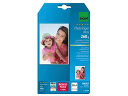 Sigel 24 Blatt Sigel Photoformat 10x15 260g – Produktbild 1 von 1