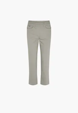 LAURIE LAURIE Damen vegan Hose Hannah Regular Extra Short Länge Grau Sand – Produktbild 1 von 1