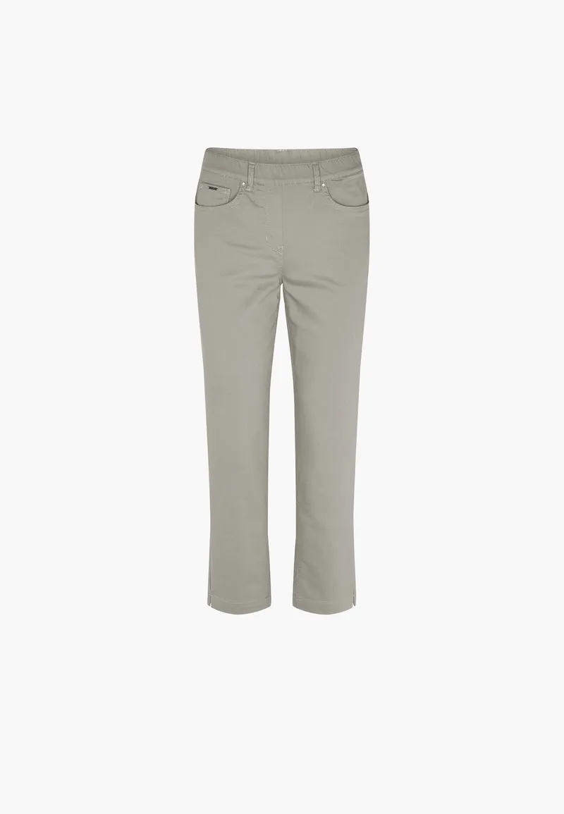 LAURIE LAURIE Damen vegan Hose Hannah Regular Extra Short Länge Grau Sand, Beige, – Produktbild 1 von 2