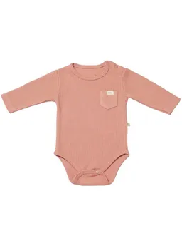 Biorganic Biorganic Langarmbody Waffle Smile für Jungen und Mädchen, Unisex, Baby Body (1-tlg) Waffelmuster, Bio-Baumwolle, Größe 56 - 86 – Produktbild 1 von 1