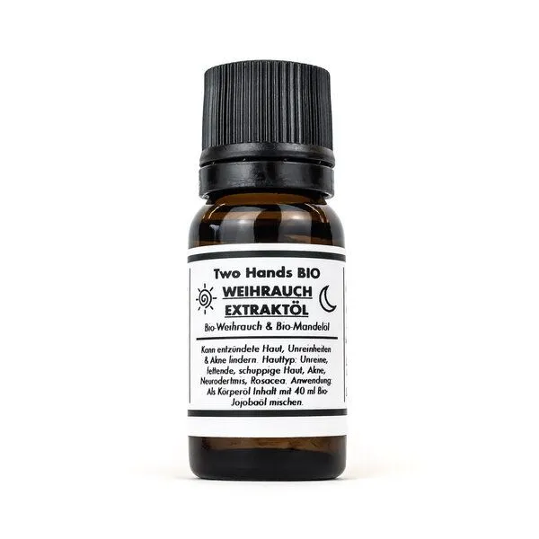 Two Hands BIO Two Hands BIO Weihrauchextraktöl mit Bio-Weihrauch & Bio-Mandelöl - 2,5 % Extrakt - Bio Vegan – Produktbild 1 von 1