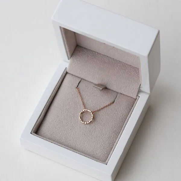 Eppi Eppi Goldener Karma-Anhänger mit Diamanten Heidi, Rosa, – Produktbild 4 von 4