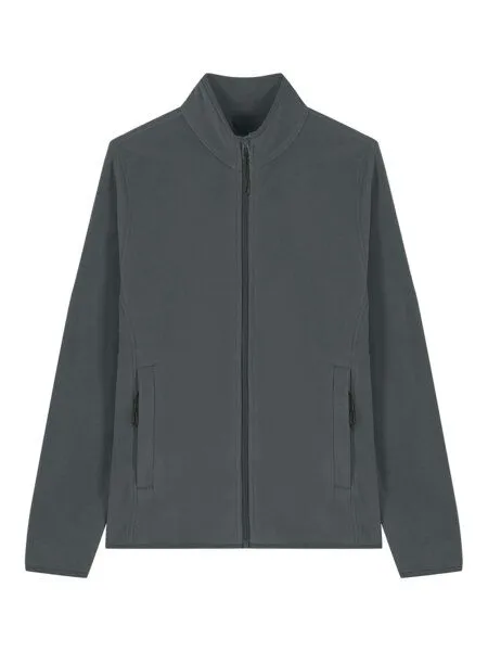 YTWOO YTWOO Damen Fleecejacke enganliegend aus 100% recyceltem Polyester, Anthrazit, – Produktbild 3 von 4