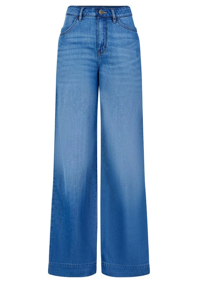 Paddock's Relax-fit-Jeans MARLENE Leichte Relaxed Fit Jeans aus Lyocell-Baumwoll Mischgewebe, Blau, – Produktbild 2 von 5