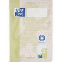 OXFORD OXFORD Recycling-Vokabelheft DIN A5, Lineatur 53 (2 Spalten), 32 Blatt, geheftet, 90 g/m² – Produktbild 1 von 1