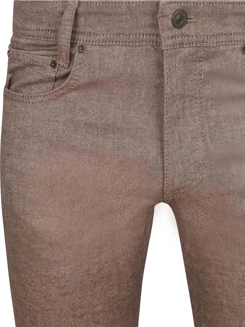 MAC Mac Hose Arne Melange Braun - Größe W 29 - L 34, Taupe, – Produktbild 2 von 5