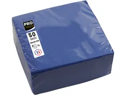ProNappe 50 ProNappe Cocktail-Servietten 20 x 20 cm, marineblau – Produktbild 1 von 1