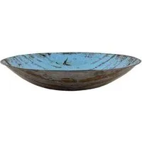 Moogoo Creative Africa Moogoo Creative Africa Upcycling Ölfass Schale - Viele Farben - 35cm, Türkis, – Produktbild 1 von 1