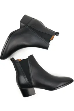 Will's Vegan Store Will's Vegan Store Damen vegan Chelsea Boots Point Toe Schwarz – Produktbild 1 von 1