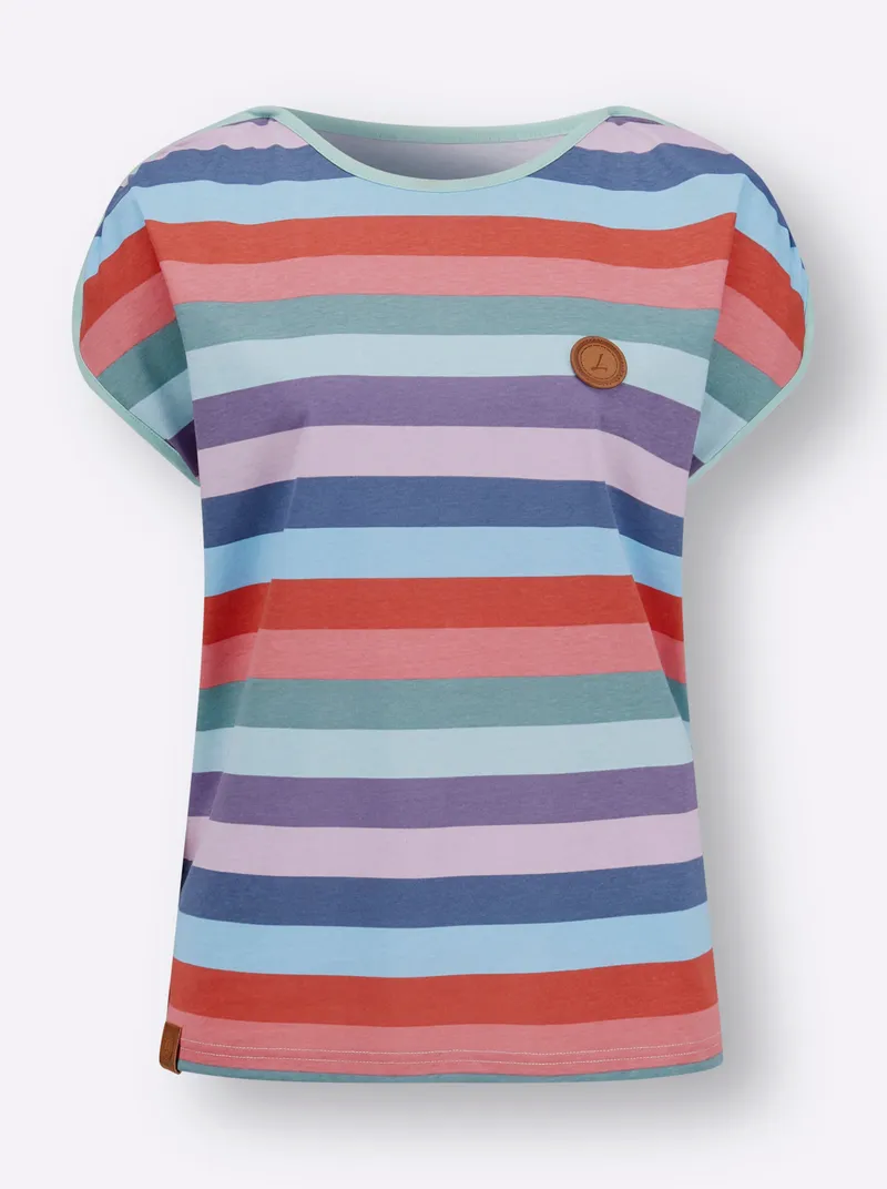 Witt Ringelshirt mint-rosé-geringelt, Mint-rosé-geringelt, – Produktbild 1 von 2
