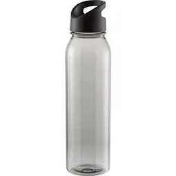 elasto elasto Trinkflasche Active Wave, 650 ml, RENEW, transparent-schwarz/schwarz – Produktbild 1 von 1