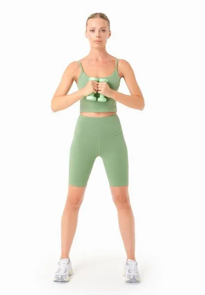 ORGANICATION ORGANICATION LILLY | Biker-Shorts aus Bio-Baumwolle, Mineral green, – Produktbild 1 von 4