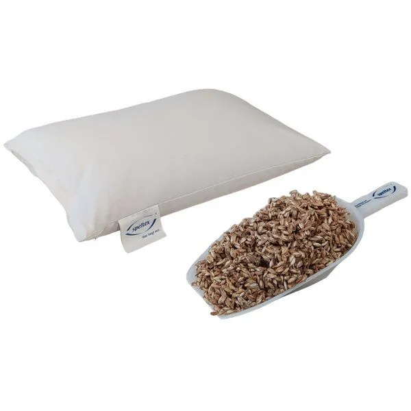 Speltex Speltex Schlafkissen mit Bio Dinkelspelzen und Kautschuk 40 x 60 cm – Produktbild 1 von 5