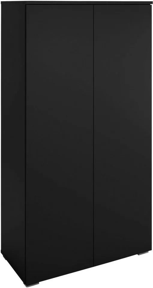 OTTO home Schuhschrank Paris grifflose Schuhregal Breite 70cm, mit 6 geräumigen Fächern, Schwarz, – Produktbild 3 von 5