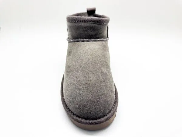 thies Stiefel aus Schaffell "thies Mega Shorty", Elephant grey, – Produktbild 4 von 4
